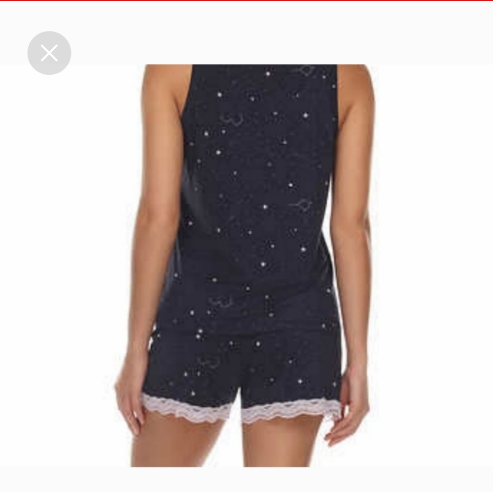 Honeydew Ladies' 2-piece Tank and Short Set lace nwt night blue - Picture 3 of 7